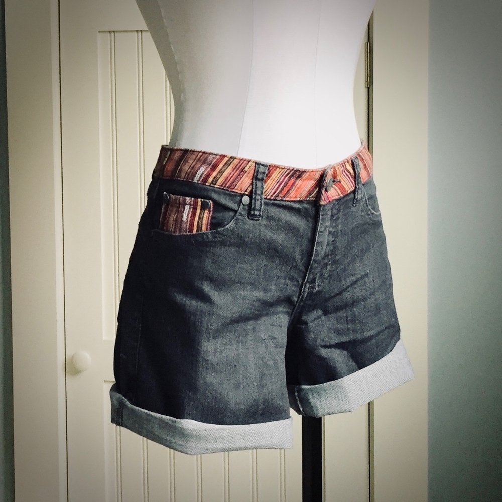 prAna Boho Trim Denim Shorts